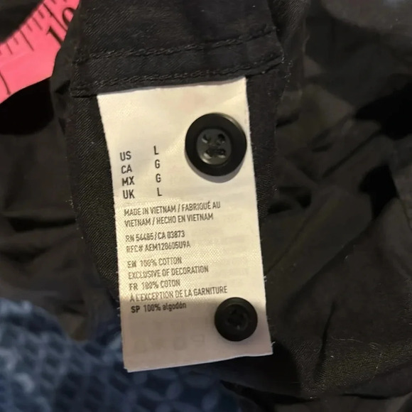 American eagles outfitters Men’s tie dye short sleeve shirt Sz L - Picture 5 of 10